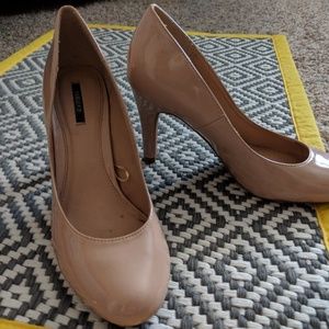 Forever 21 tan patent heels
